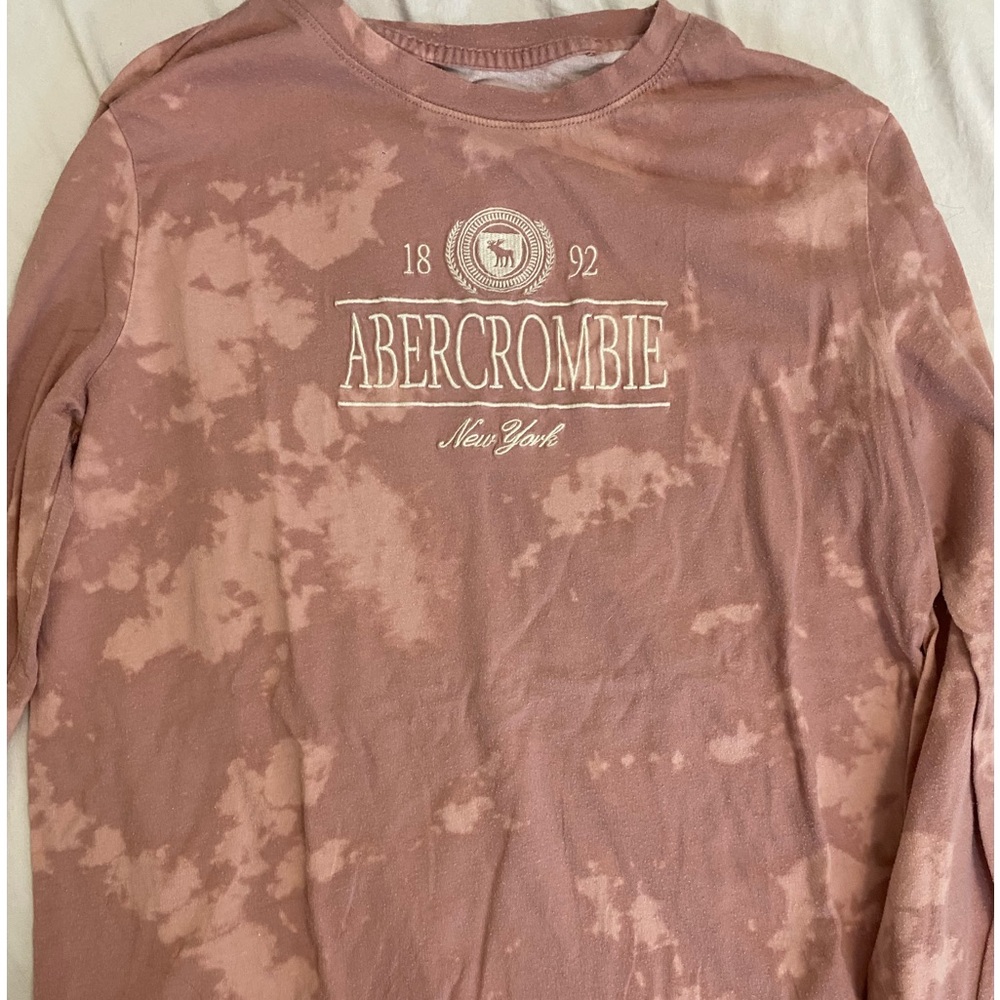 Abercombrie kids pink shirt.